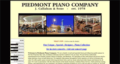 Desktop Screenshot of piedmontpiano.com