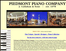 Tablet Screenshot of piedmontpiano.com